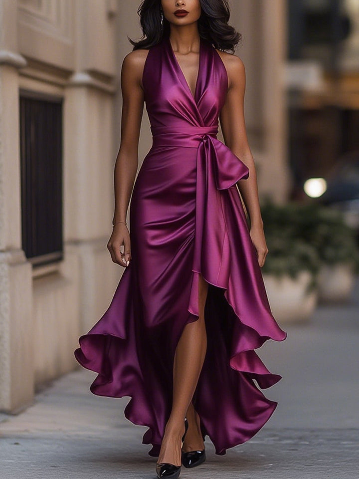 Amelya | Evening Wrap Dress