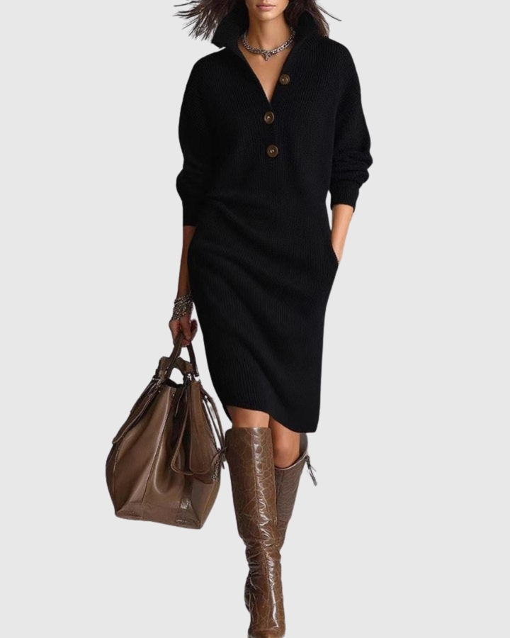Arianell | Pure Wool Winter Knit Dress