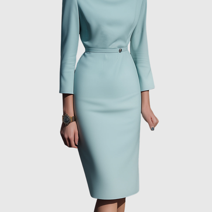 Alice | Draped Pencil Dress
