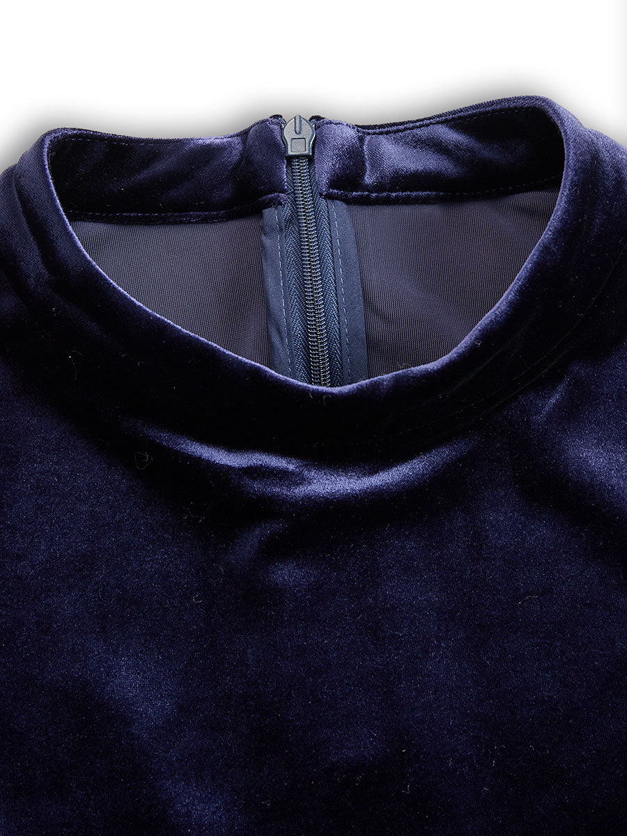 Sibella | Navy Long-Sleeve Dress