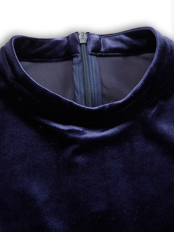 Sibella | Navy Long-Sleeve Dress