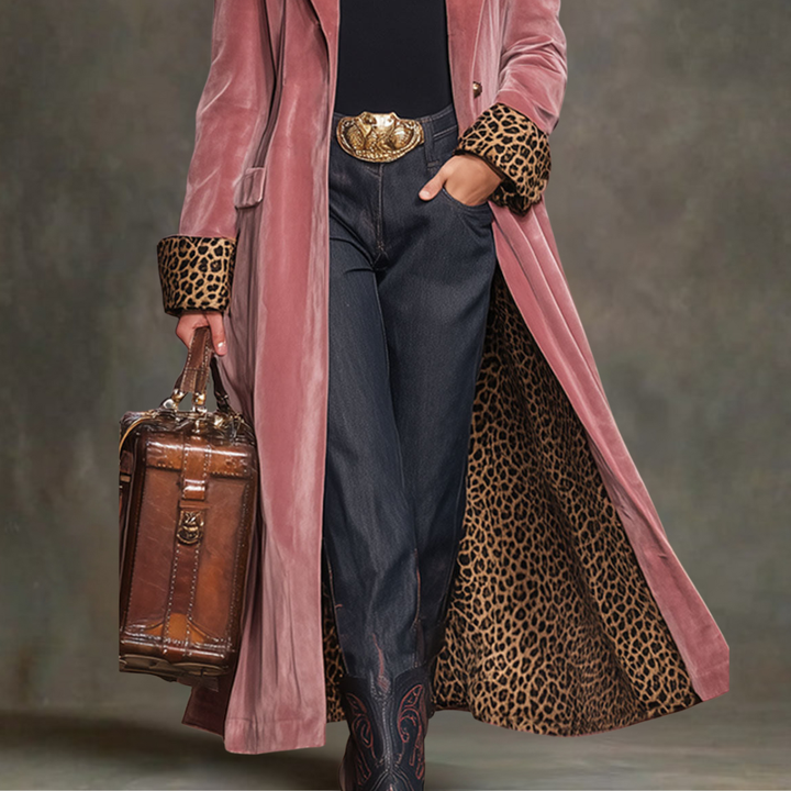 Evelyn | Velvet Elegant Winter Coat