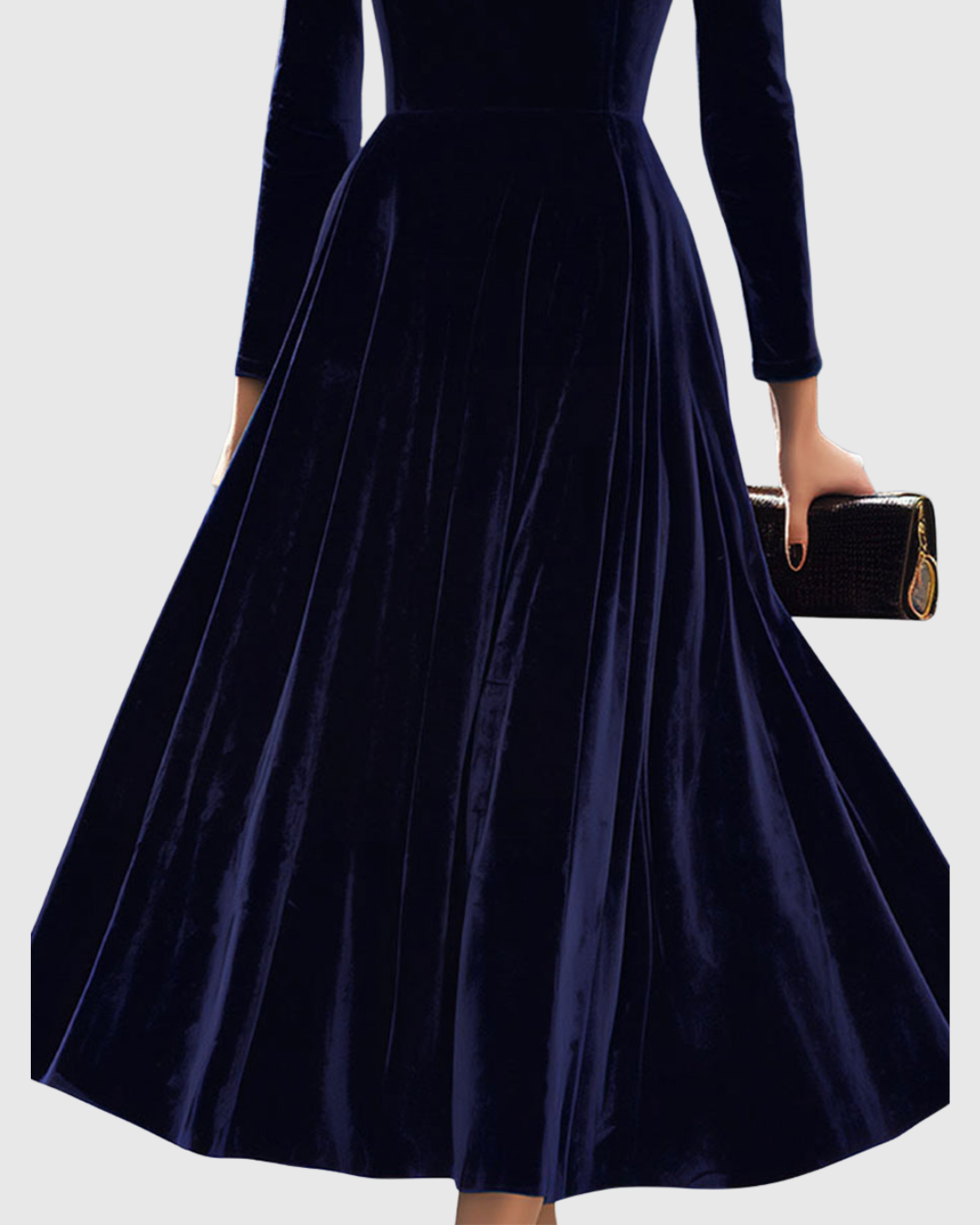 Sibella | Navy Long-Sleeve Dress