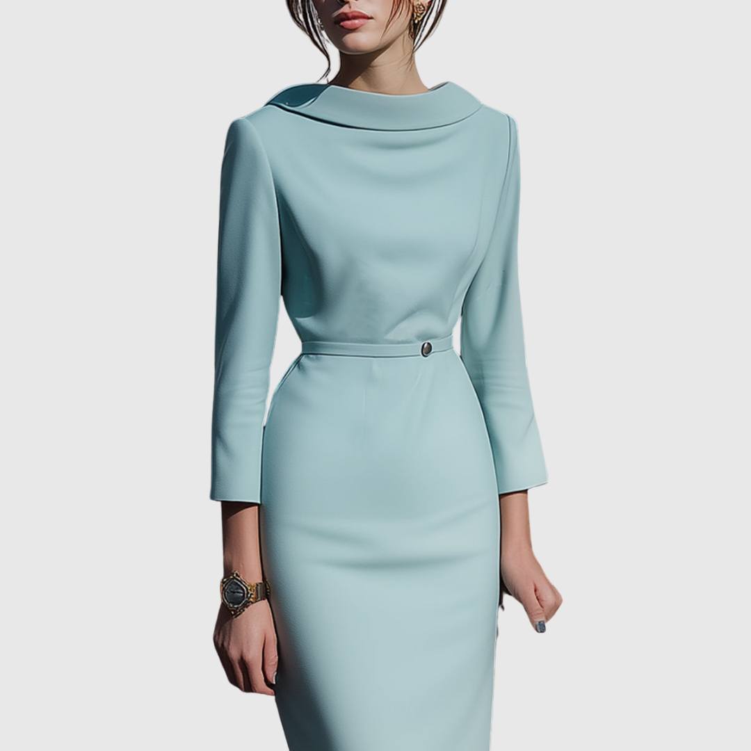 Alice | Draped Pencil Dress