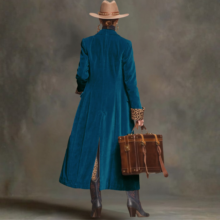Evelyn | Velvet Elegant Winter Coat