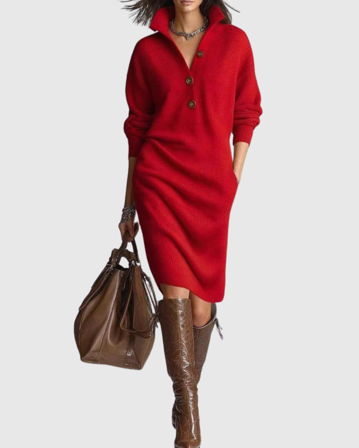 Arianell | Pure Wool Winter Knit Dress