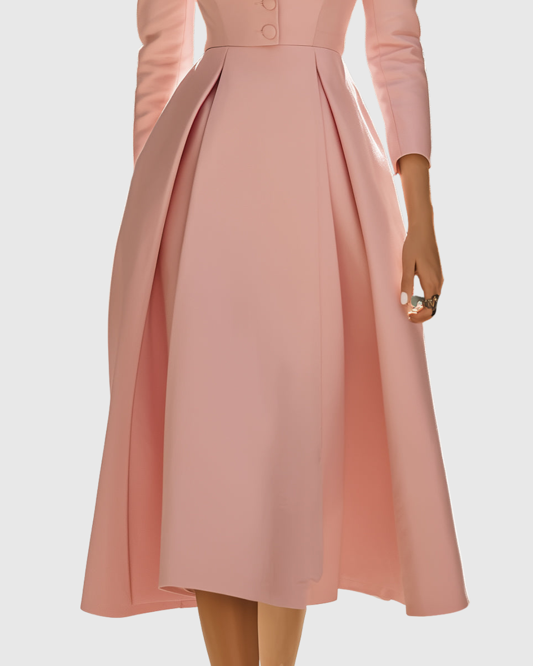 Ceryth | Elegant Pleated Blazer Dress