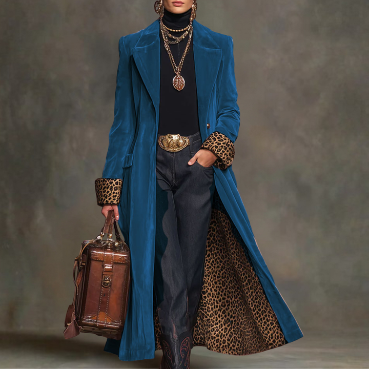 Evelyn | Velvet Elegant Winter Coat