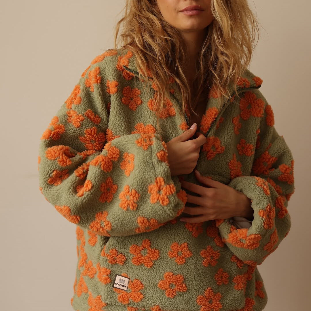Vivian – The Cozy Floral Fleece