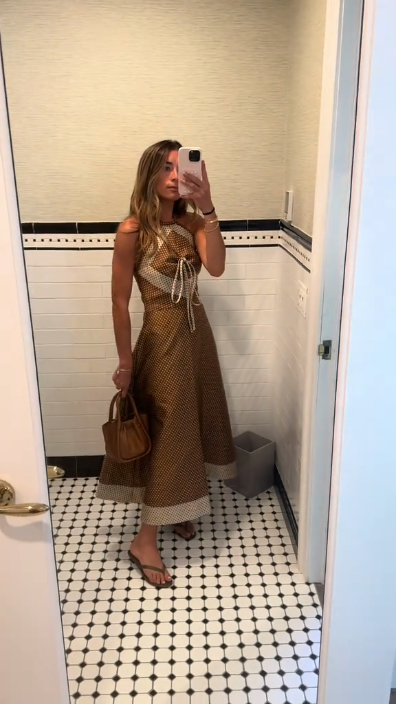 Polka Maxi Dress