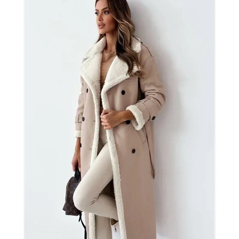 Rosa - Teddy-Lined Trench Coat