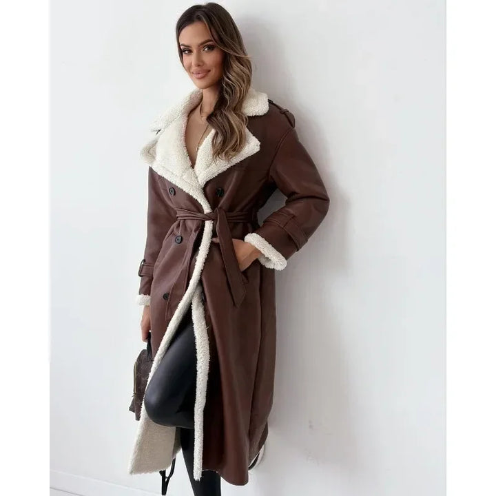 Rosa - Teddy-Lined Trench Coat