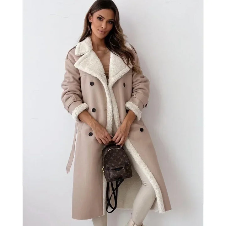 Rosa - Teddy-Lined Trench Coat