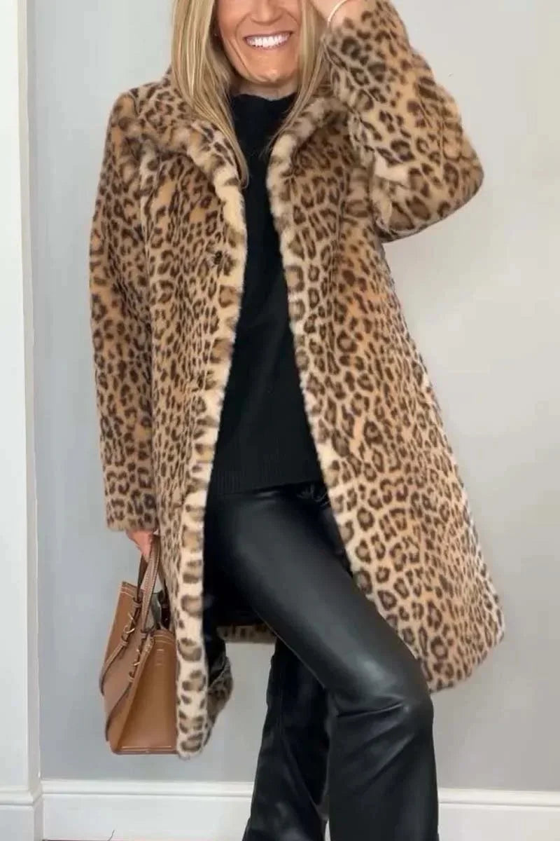 Amelia | Luxe Leopard Coat