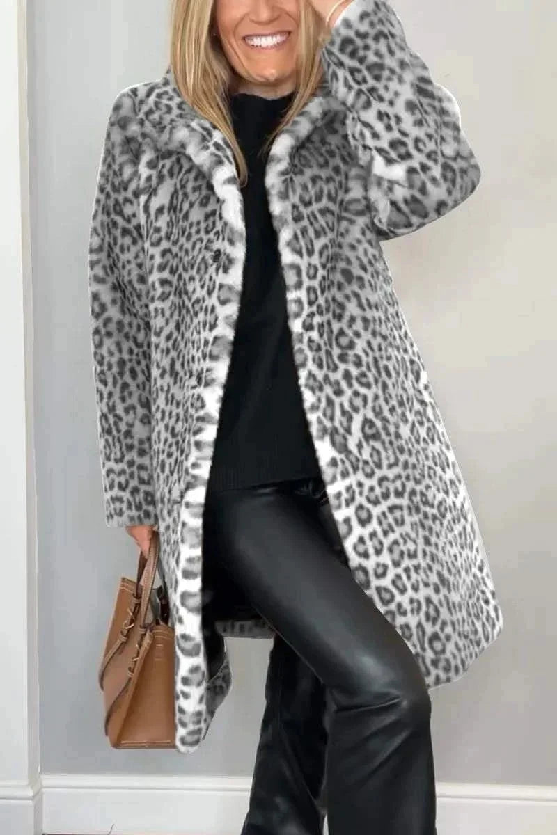 Amelia | Luxe Leopard Coat