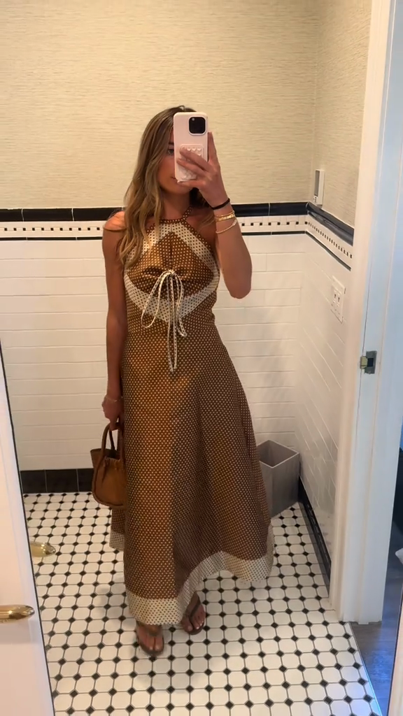 Polka Maxi Dress