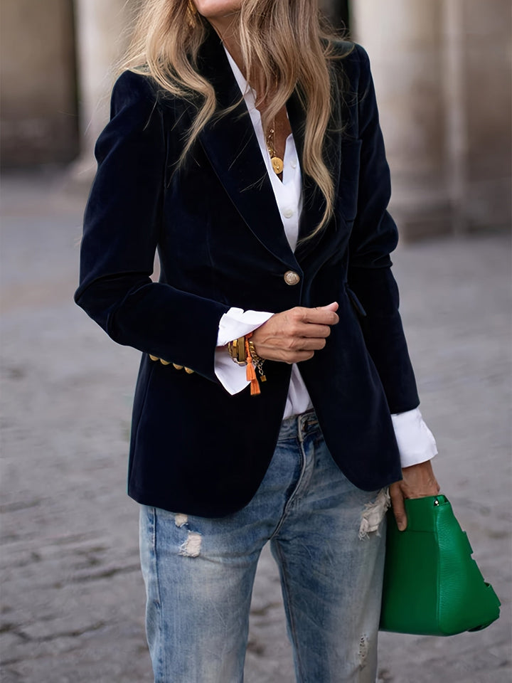 Elizabeth | Elegance Velvet Blazer