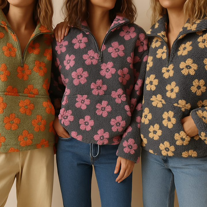 Vivian – The Cozy Floral Fleece