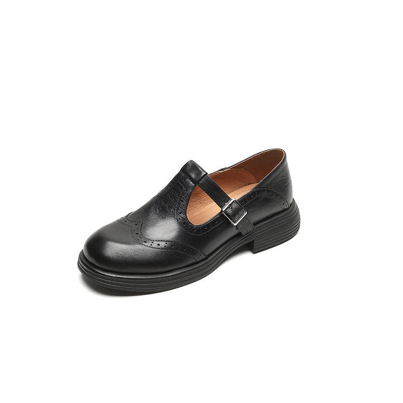 Velda | Elegant Leather Mary Jane Shoes