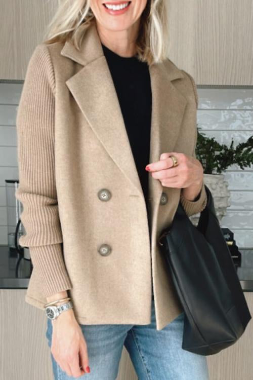 Mikkie - The Soft Ribbed Blazer Coat